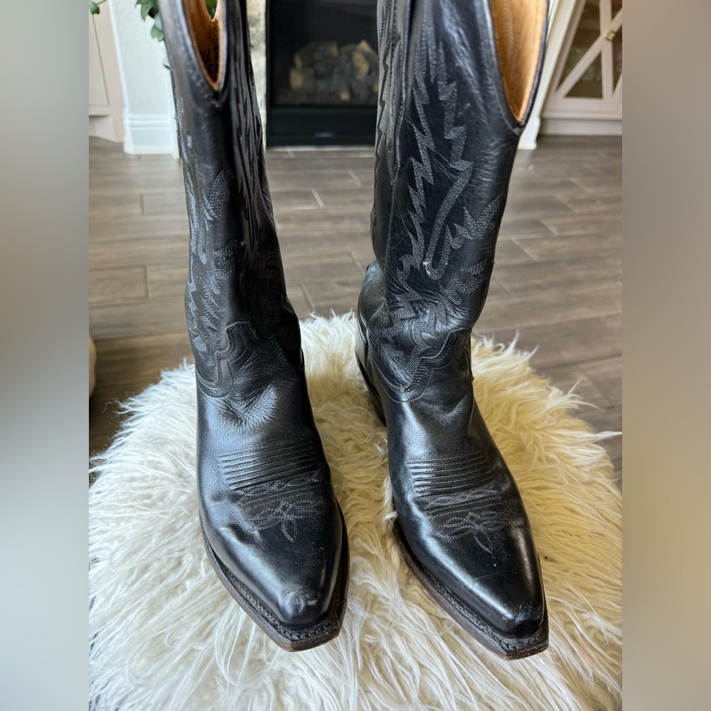 Women’s Black Cowboy/Western Boots by Old West. Size 8; good condition